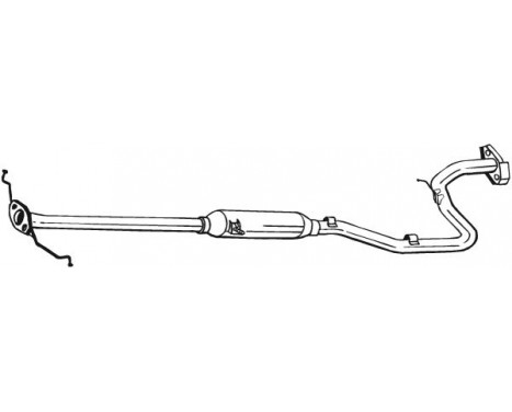 Middle Silencer 284-473 Bosal, Image 2