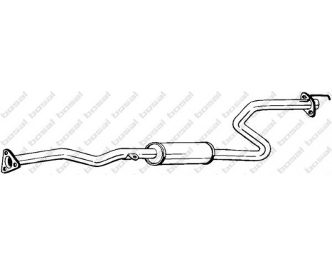 Middle Silencer 284-541 Bosal, Image 2