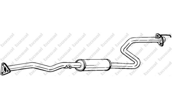 Middle Silencer 284-541 Bosal, Image 2