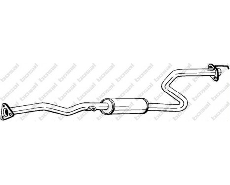 Middle Silencer 284-541 Bosal