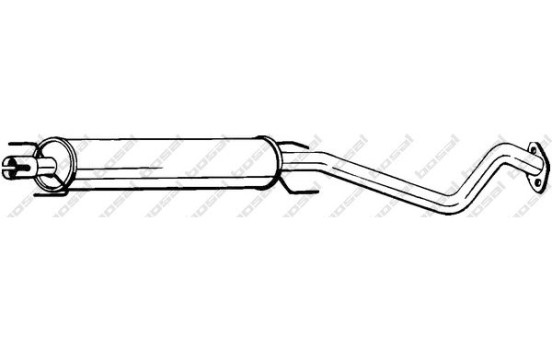 Middle Silencer 284-633 Bosal