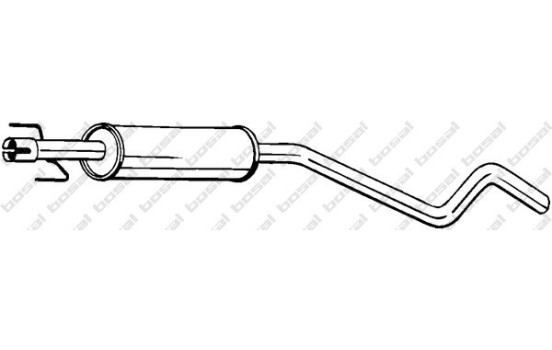 Middle Silencer 284-739 Bosal
