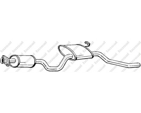 Middle Silencer 284-819 Bosal