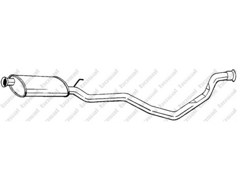 Middle Silencer 284-849 Bosal