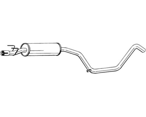 Middle Silencer 285-029 Bosal, Image 2