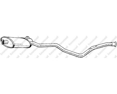 Middle Silencer 285-037 Bosal