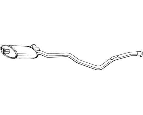 Middle Silencer 285-037 Bosal, Image 2