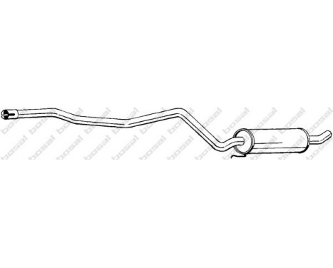 Middle Silencer 285-077 Bosal, Image 2