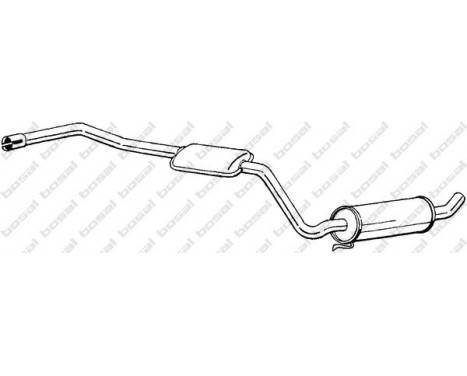 Middle Silencer 285-083 Bosal, Image 2