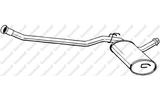 Middle Silencer 285-091 Bosal