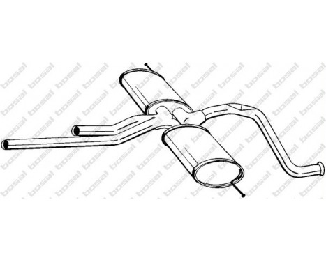 Middle Silencer 285-093 Bosal