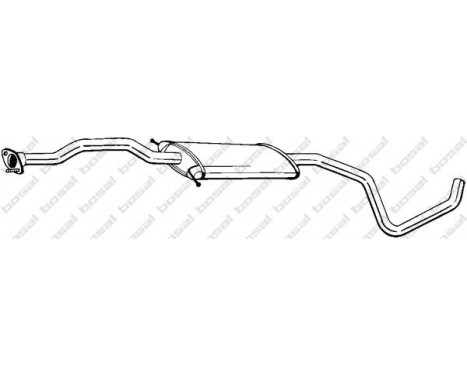 Middle Silencer 285-199 Bosal, Image 2