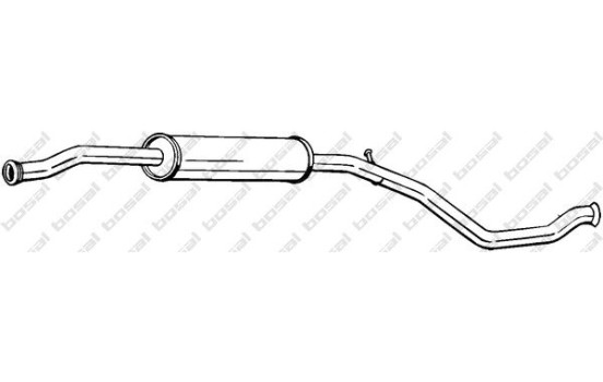 Middle Silencer 285-221 Bosal