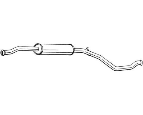 Middle Silencer 285-221 Bosal, Image 2