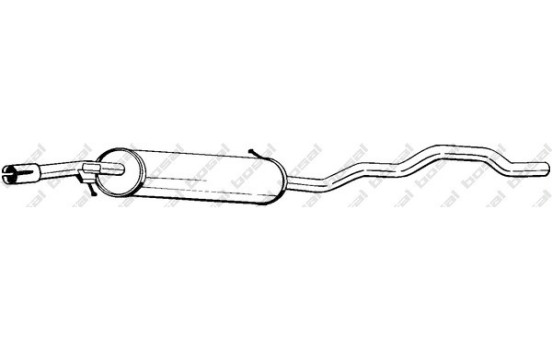 Middle Silencer 285-327 Bosal