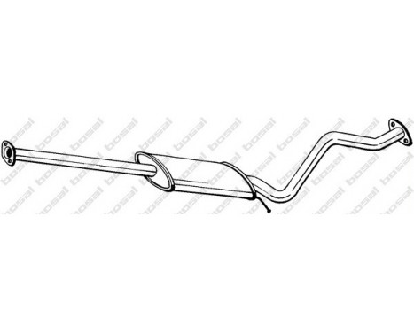 Middle Silencer 285-357 Bosal