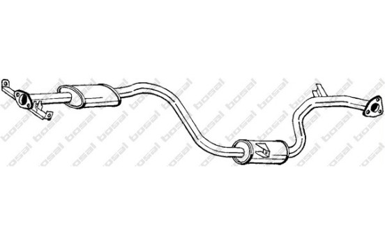 Middle Silencer 285-377 Bosal