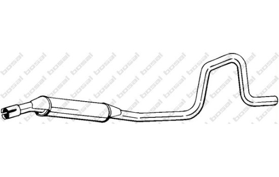 Middle Silencer 285-381 Bosal