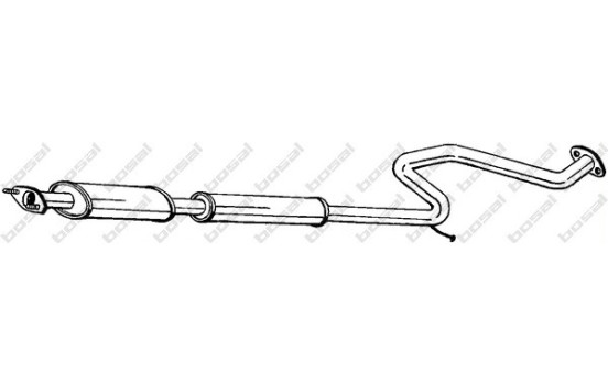 Middle Silencer 285-397 Bosal