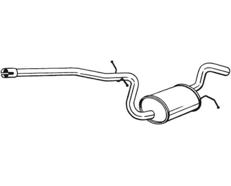 Middle Silencer 285-459 Bosal
