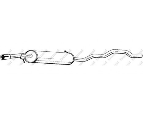 Middle Silencer 285-517 Bosal