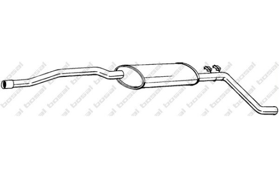 Middle Silencer 285-551 Bosal