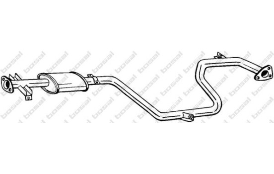 Middle Silencer 285-577 Bosal, Image 2