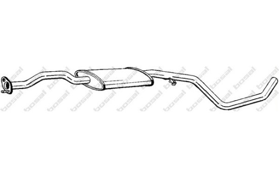 Middle Silencer 285-619 Bosal