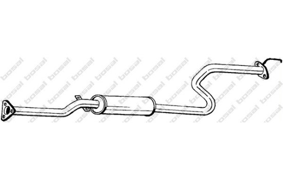 Middle Silencer 285-721 Bosal