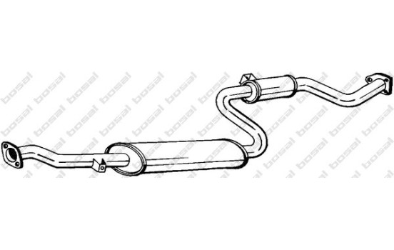 Middle Silencer 285-761 Bosal