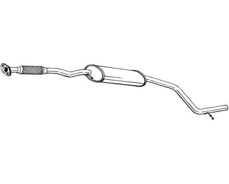 Middle Silencer 285-795 Bosal, Image 2