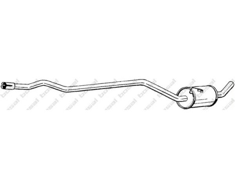 Middle silencer 285-839 Bosal