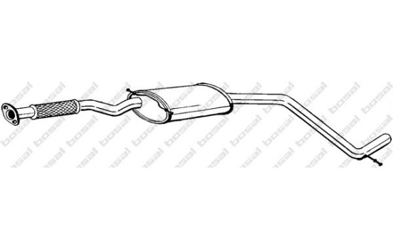Middle Silencer 285-851 Bosal