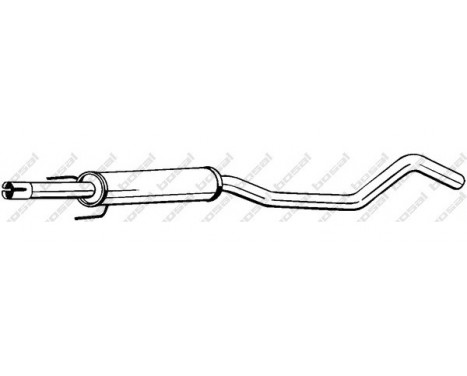 Middle Silencer 285-957 Bosal