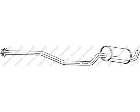 Middle Silencer 286-007 Bosal