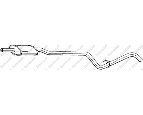 Middle Silencer 286-047 Bosal, Image 2