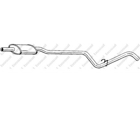 Middle Silencer 286-047 Bosal