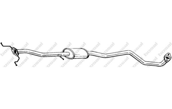 Middle Silencer 286-061 Bosal