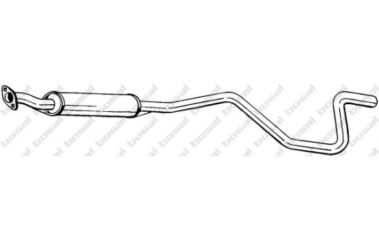 Middle Silencer 286-071 Bosal