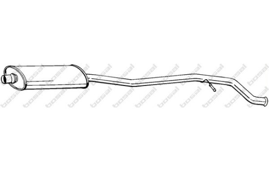 Middle Silencer 286-077 Bosal