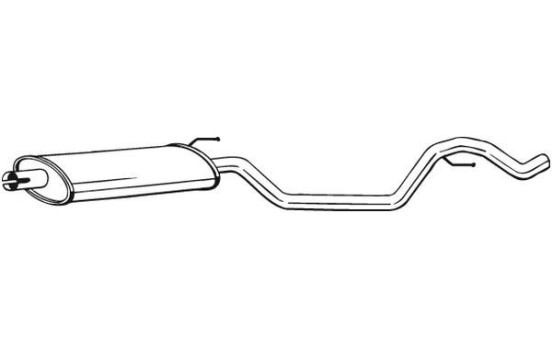 Middle Silencer 286-099 Bosal, Image 2