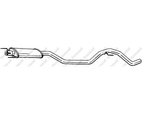 Middle Silencer 286-111 Bosal