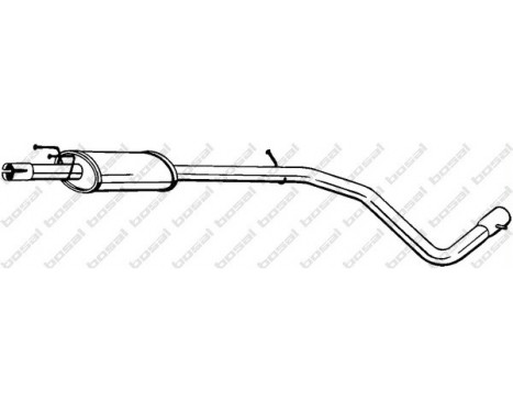 Middle Silencer 286-115 Bosal