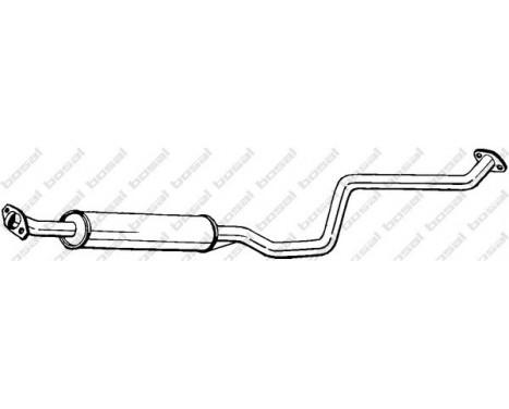 Middle Silencer 286-175 Bosal