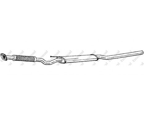 Middle Silencer 286-237 Bosal