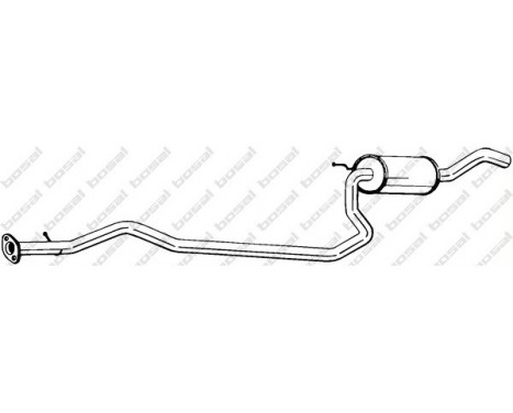 Middle Silencer 286-241 Bosal