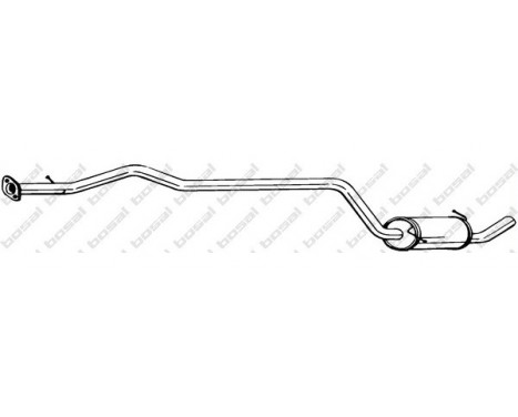 Middle Silencer 286-247 Bosal