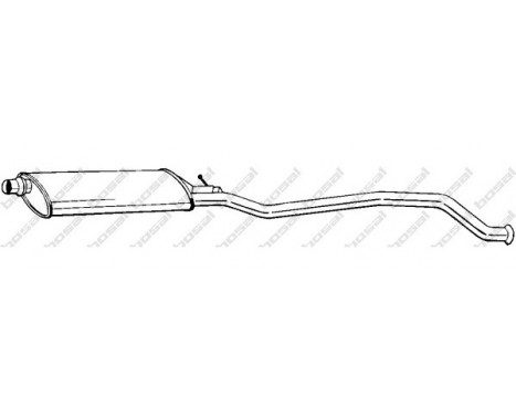 Middle Silencer 286-251 Bosal