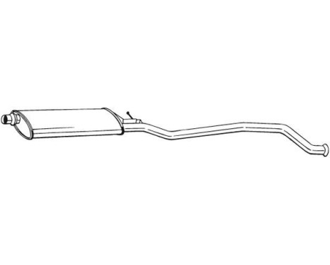 Middle Silencer 286-251 Bosal, Image 2