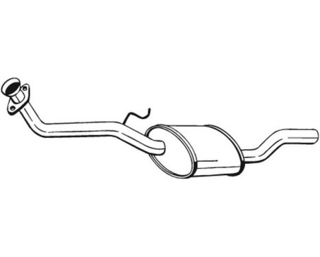 Middle Silencer 286-315 Bosal, Image 2